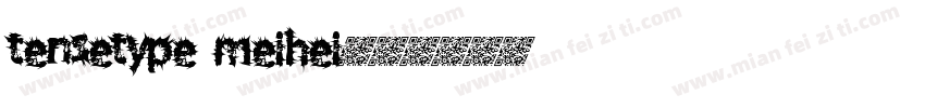 tensetype meihei字体转换